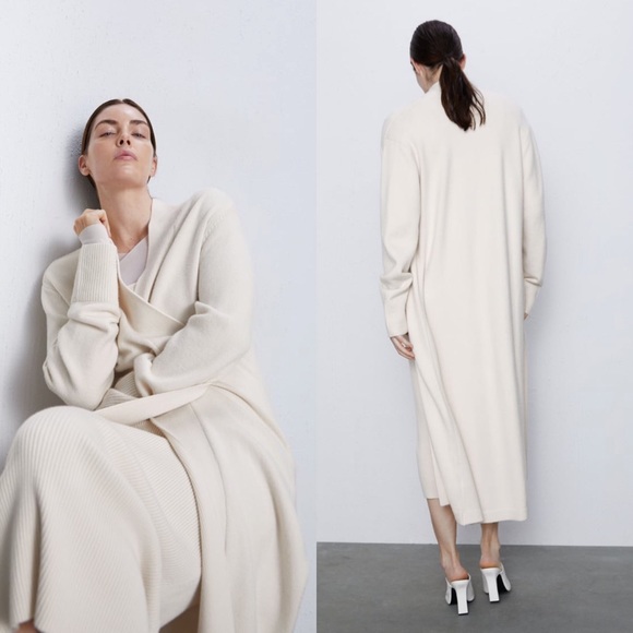 Zara long knit sweater Clearance